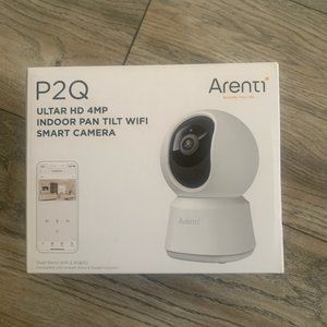 NWT ARENTI P2Q ULTAR HD 4MP INDOOR‎ PAN TILT WIFI SMART CAMERA-GREAT FOR PETS!